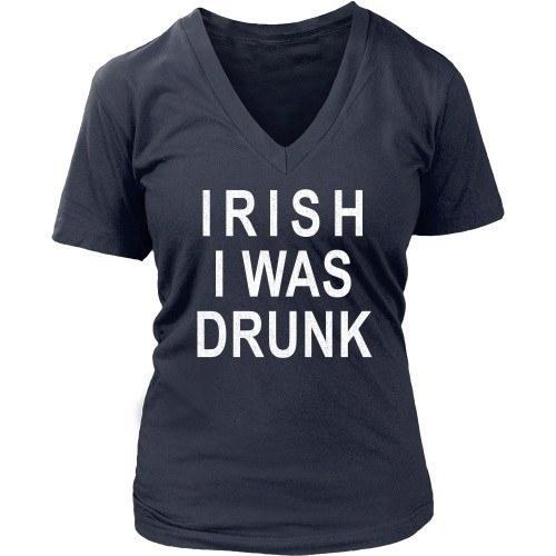 Irish T Shirt - Irish I was drunk-T-shirt-Teelime | shirts-hoodies-mugs