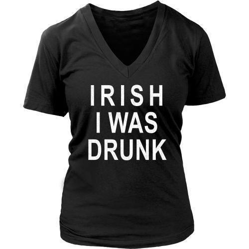 Irish T Shirt - Irish I was drunk-T-shirt-Teelime | shirts-hoodies-mugs