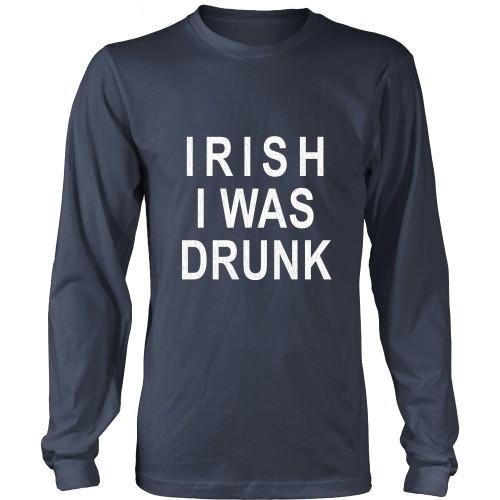 Irish T Shirt - Irish I was drunk-T-shirt-Teelime | shirts-hoodies-mugs