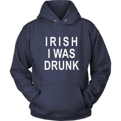 Irish T Shirt - Irish I was drunk-T-shirt-Teelime | shirts-hoodies-mugs