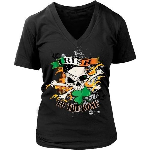 Irish T Shirt - Irish To The Bone-T-shirt-Teelime | shirts-hoodies-mugs