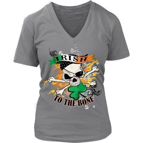 Irish T Shirt - Irish To The Bone-T-shirt-Teelime | shirts-hoodies-mugs