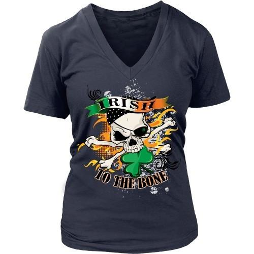 Irish T Shirt - Irish To The Bone-T-shirt-Teelime | shirts-hoodies-mugs
