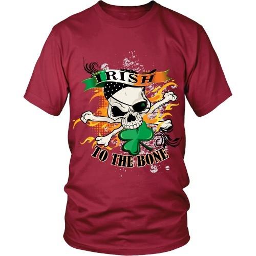 Irish T Shirt - Irish To The Bone-T-shirt-Teelime | shirts-hoodies-mugs