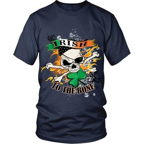Irish T Shirt - Irish To The Bone-T-shirt-Teelime | shirts-hoodies-mugs