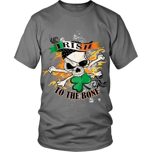 Irish T Shirt - Irish To The Bone-T-shirt-Teelime | shirts-hoodies-mugs