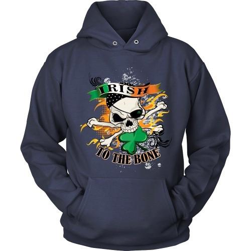Irish T Shirt - Irish To The Bone-T-shirt-Teelime | shirts-hoodies-mugs