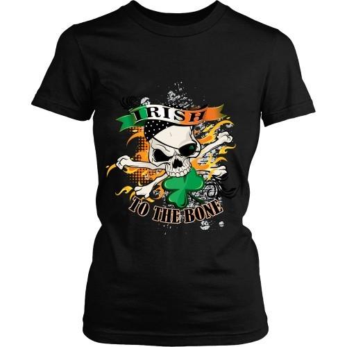 Irish T Shirt - Irish To The Bone-T-shirt-Teelime | shirts-hoodies-mugs