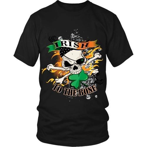 Irish T Shirt - Irish To The Bone-T-shirt-Teelime | shirts-hoodies-mugs