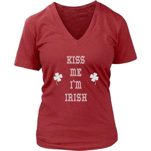 Irish T Shirt - Kiss me I'm Irish-T-shirt-Teelime | shirts-hoodies-mugs