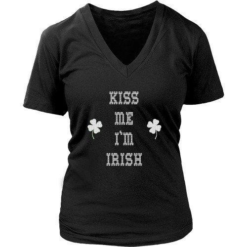 Irish T Shirt - Kiss me I'm Irish-T-shirt-Teelime | shirts-hoodies-mugs