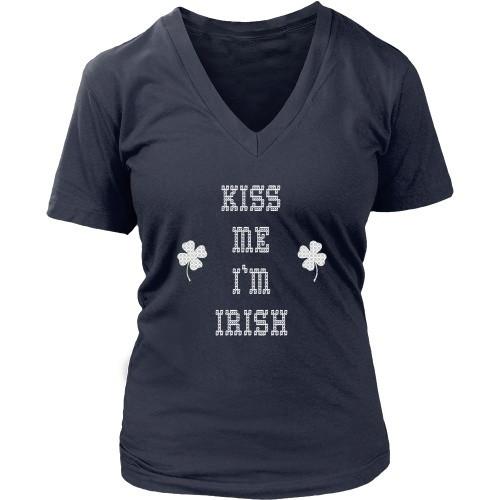 Irish T Shirt - Kiss me I'm Irish-T-shirt-Teelime | shirts-hoodies-mugs