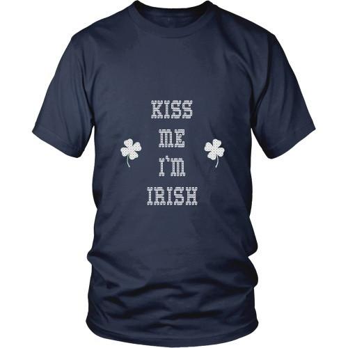 Irish T Shirt - Kiss me I'm Irish-T-shirt-Teelime | shirts-hoodies-mugs