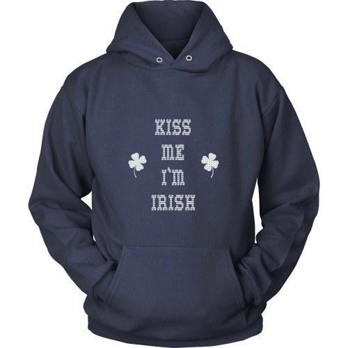 Irish T Shirt - Kiss me I'm Irish-T-shirt-Teelime | shirts-hoodies-mugs