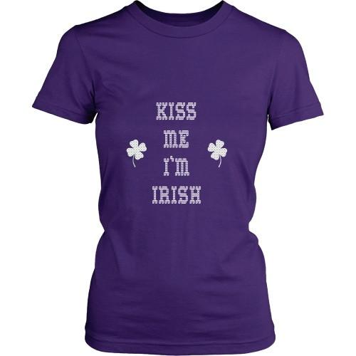 Irish T Shirt - Kiss me I'm Irish-T-shirt-Teelime | shirts-hoodies-mugs