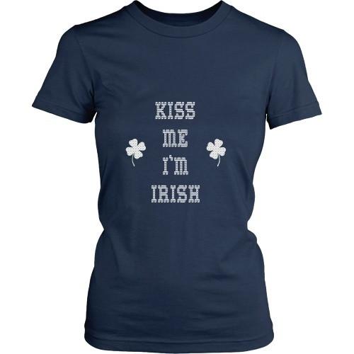 Irish T Shirt - Kiss me I'm Irish-T-shirt-Teelime | shirts-hoodies-mugs