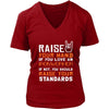 Ironworker Shirt - Raise your hand if you love Ironworker, if not raise your standards - Profession Gift-T-shirt-Teelime | shirts-hoodies-mugs