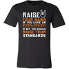 Ironworker Shirt - Raise your hand if you love Ironworker, if not raise your standards - Profession Gift-T-shirt-Teelime | shirts-hoodies-mugs