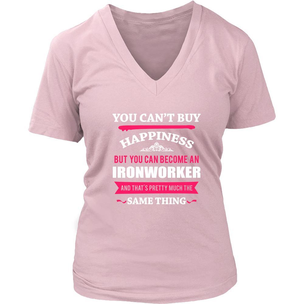 Ironworker Shirt - You can't buy happiness but you can become a Ironworker and that's pretty much the same thing Profession-T-shirt-Teelime | shirts-hoodies-mugs
