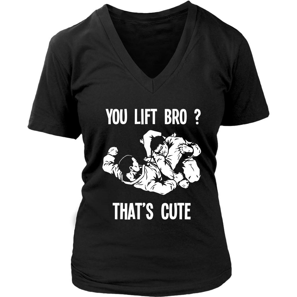 BJJ T Shirt - You lift Bro? That's cute-T-shirt-Teelime | shirts-hoodies-mugs