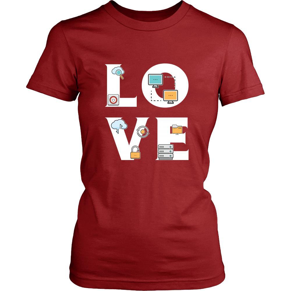 IT Manager - LOVE IT Manager - Computer Profession/Job Shirt-T-shirt-Teelime | shirts-hoodies-mugs
