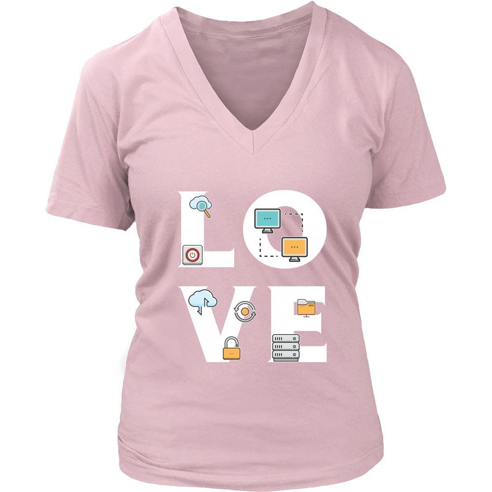 IT Manager - LOVE IT Manager - Computer Profession/Job Shirt-T-shirt-Teelime | shirts-hoodies-mugs