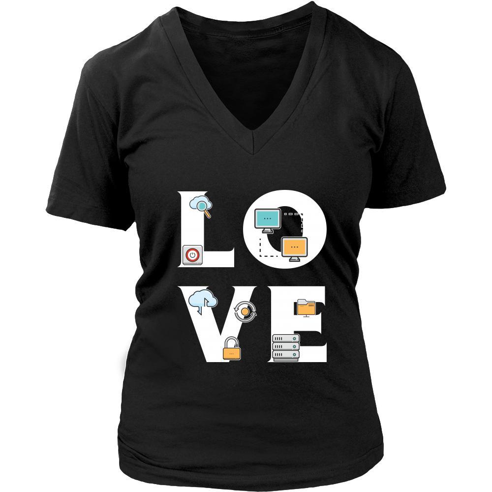 IT Manager - LOVE IT Manager - Computer Profession/Job Shirt-T-shirt-Teelime | shirts-hoodies-mugs