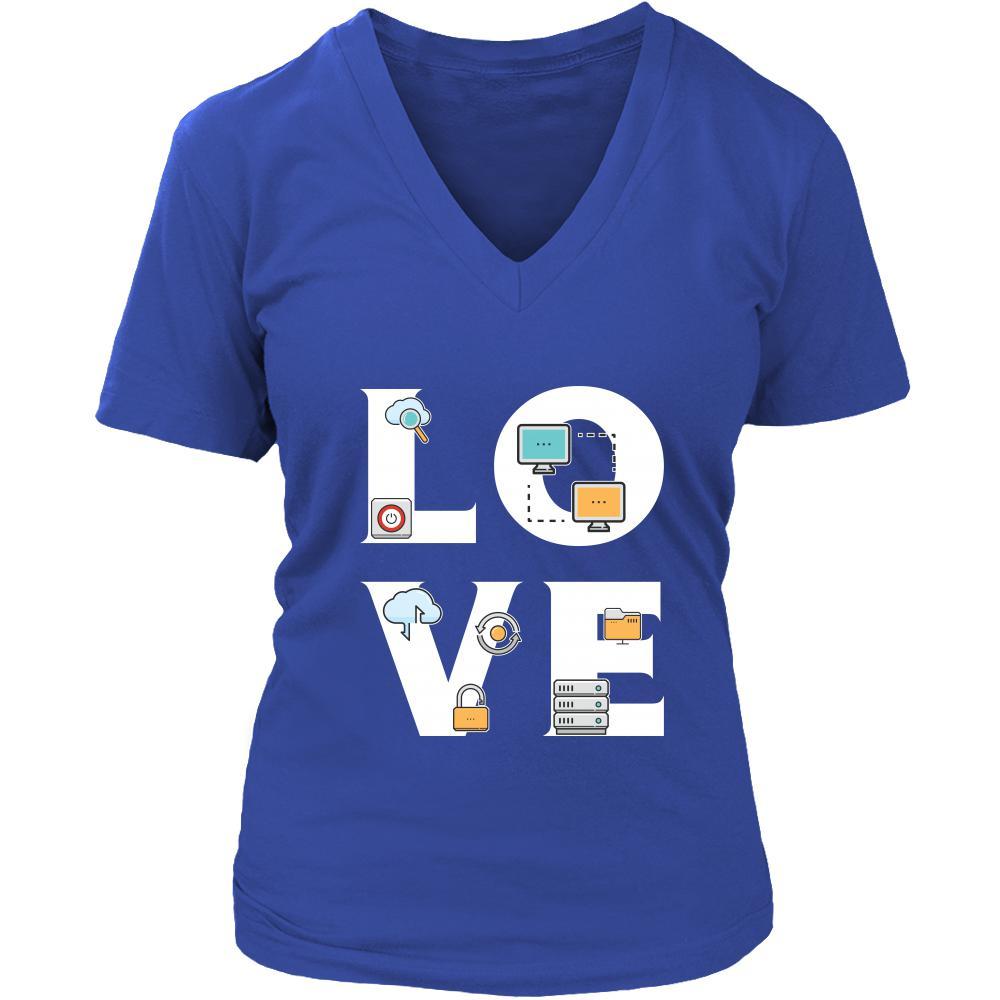 IT Manager - LOVE IT Manager - Computer Profession/Job Shirt-T-shirt-Teelime | shirts-hoodies-mugs