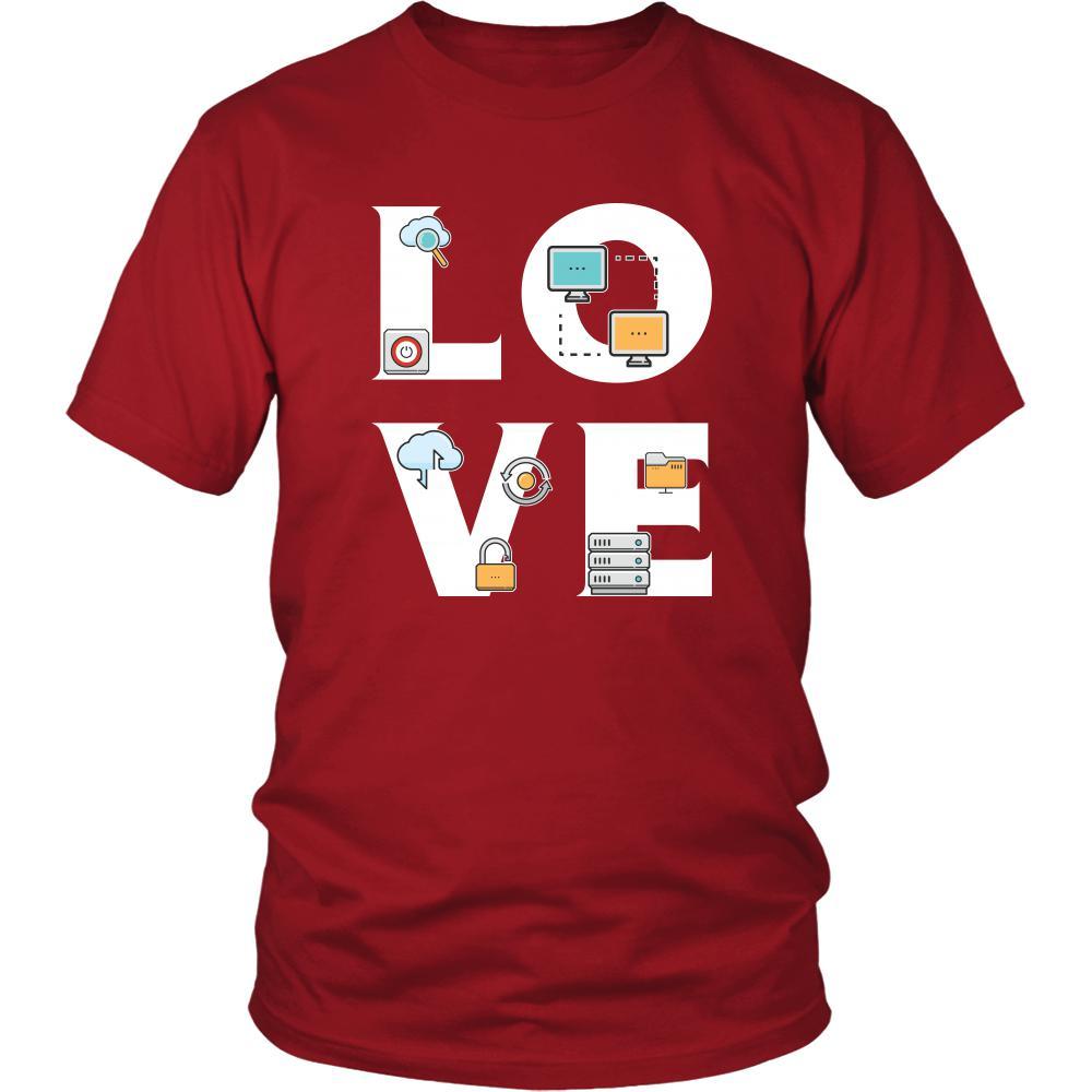 IT Manager - LOVE IT Manager - Computer Profession/Job Shirt-T-shirt-Teelime | shirts-hoodies-mugs