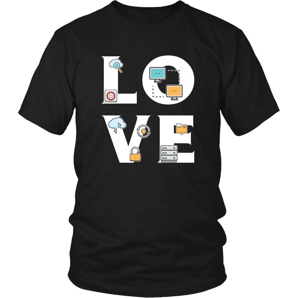 IT Manager - LOVE IT Manager - Computer Profession/Job Shirt-T-shirt-Teelime | shirts-hoodies-mugs
