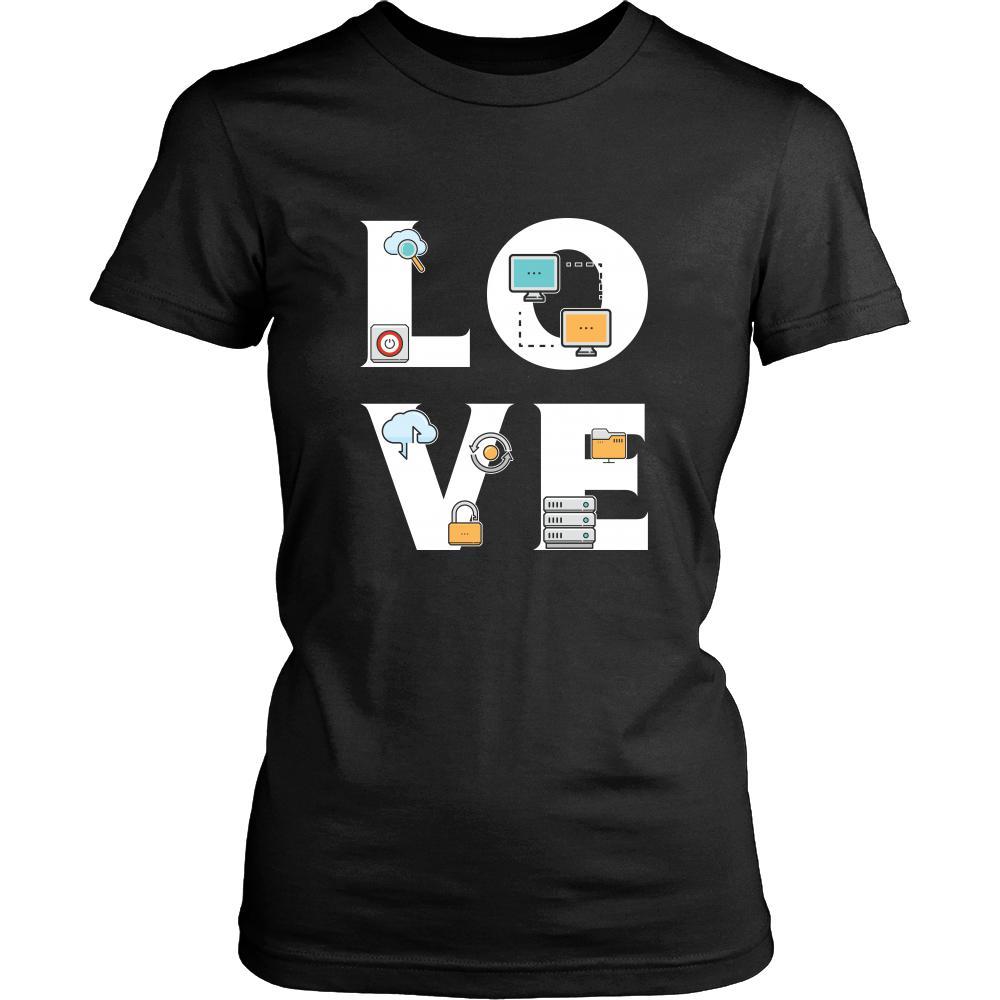 IT Manager - LOVE IT Manager - Computer Profession/Job Shirt-T-shirt-Teelime | shirts-hoodies-mugs
