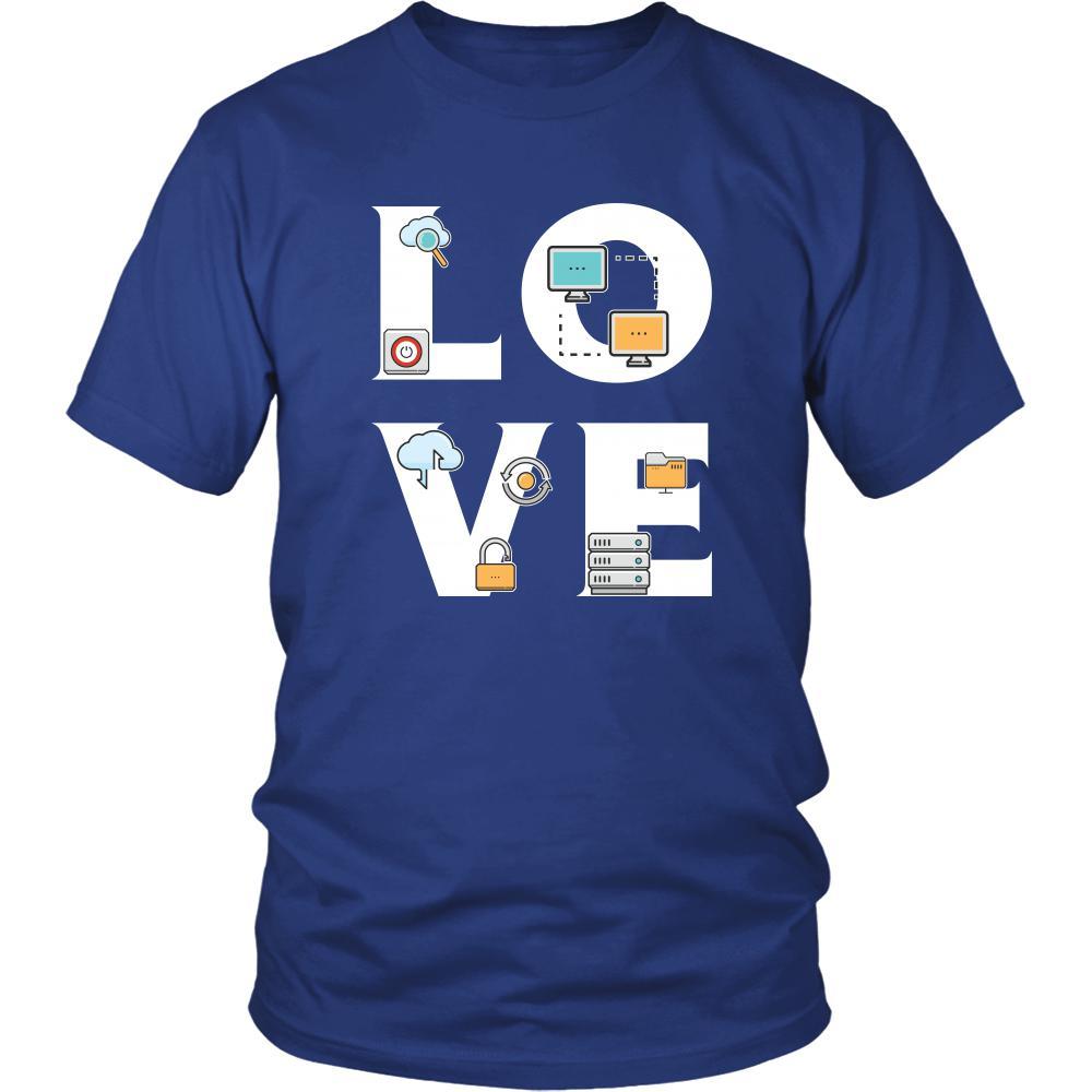 IT Manager - LOVE IT Manager - Computer Profession/Job Shirt-T-shirt-Teelime | shirts-hoodies-mugs