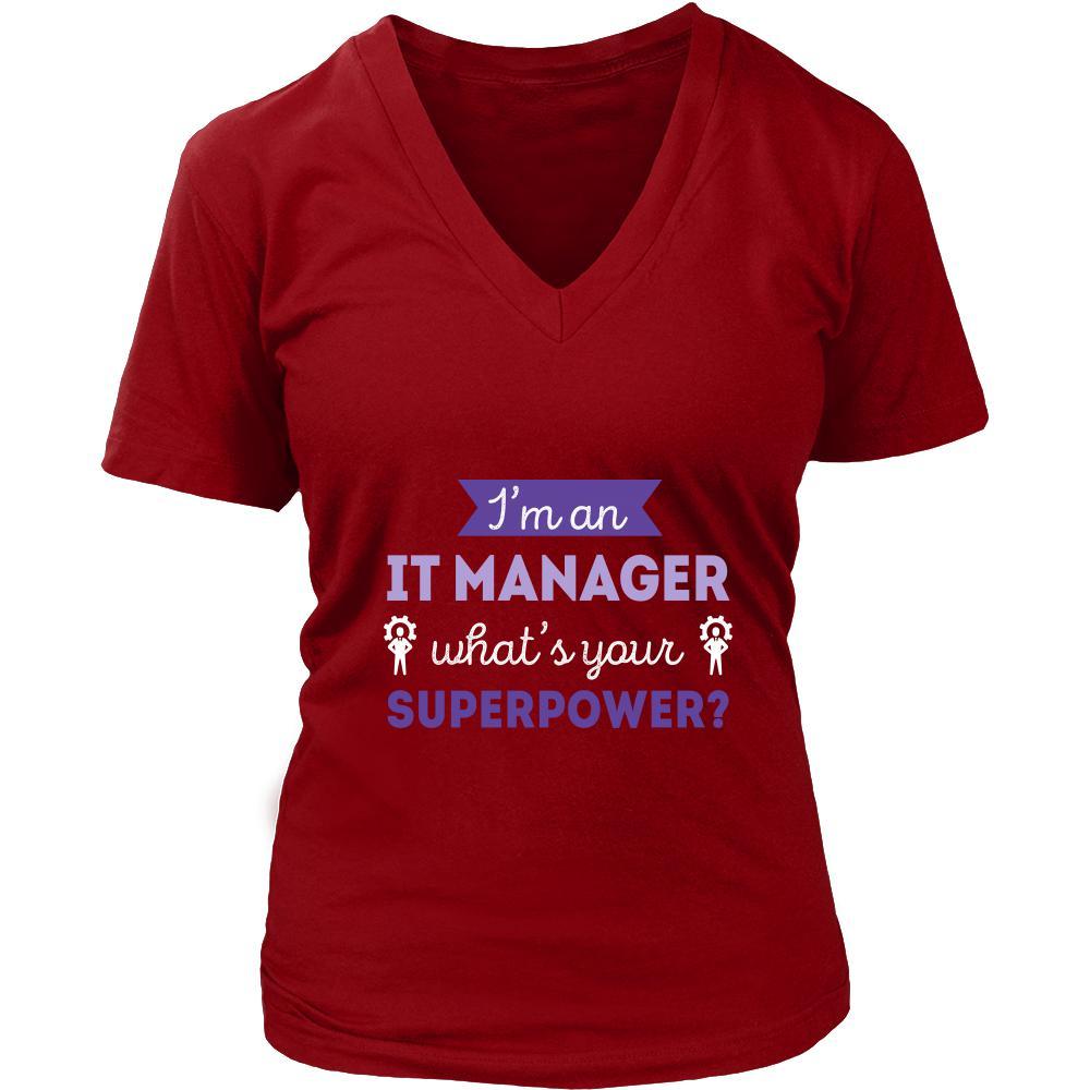 IT manager Shirt - I'm an IT manager, what's your superpower? - Profession Gift-T-shirt-Teelime | shirts-hoodies-mugs