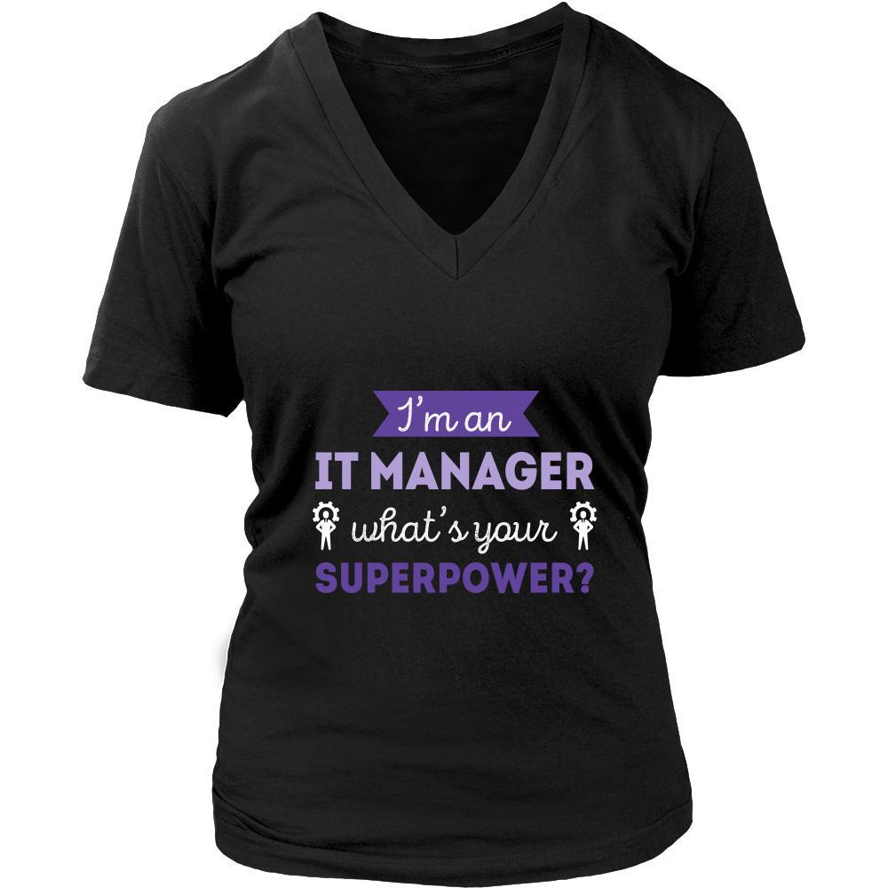 IT manager Shirt - I'm an IT manager, what's your superpower? - Profession Gift-T-shirt-Teelime | shirts-hoodies-mugs