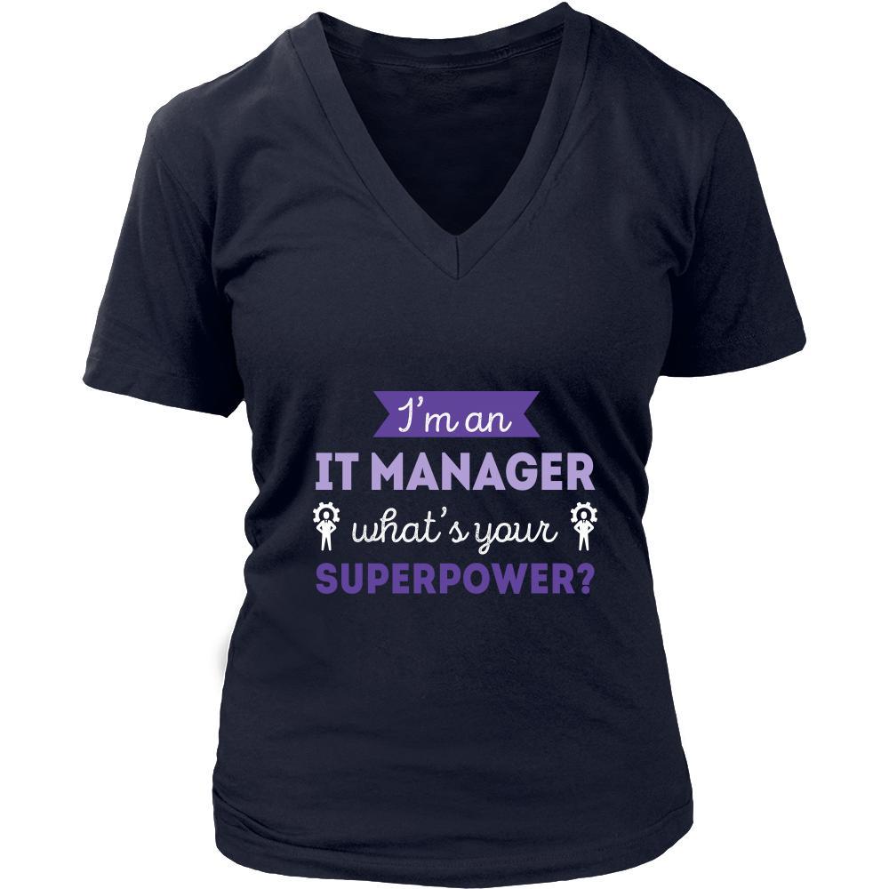 IT manager Shirt - I'm an IT manager, what's your superpower? - Profession Gift-T-shirt-Teelime | shirts-hoodies-mugs