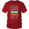 IT manager Shirt - This is what an awesome IT manager looks like - Profession Gift-T-shirt-Teelime | shirts-hoodies-mugs
