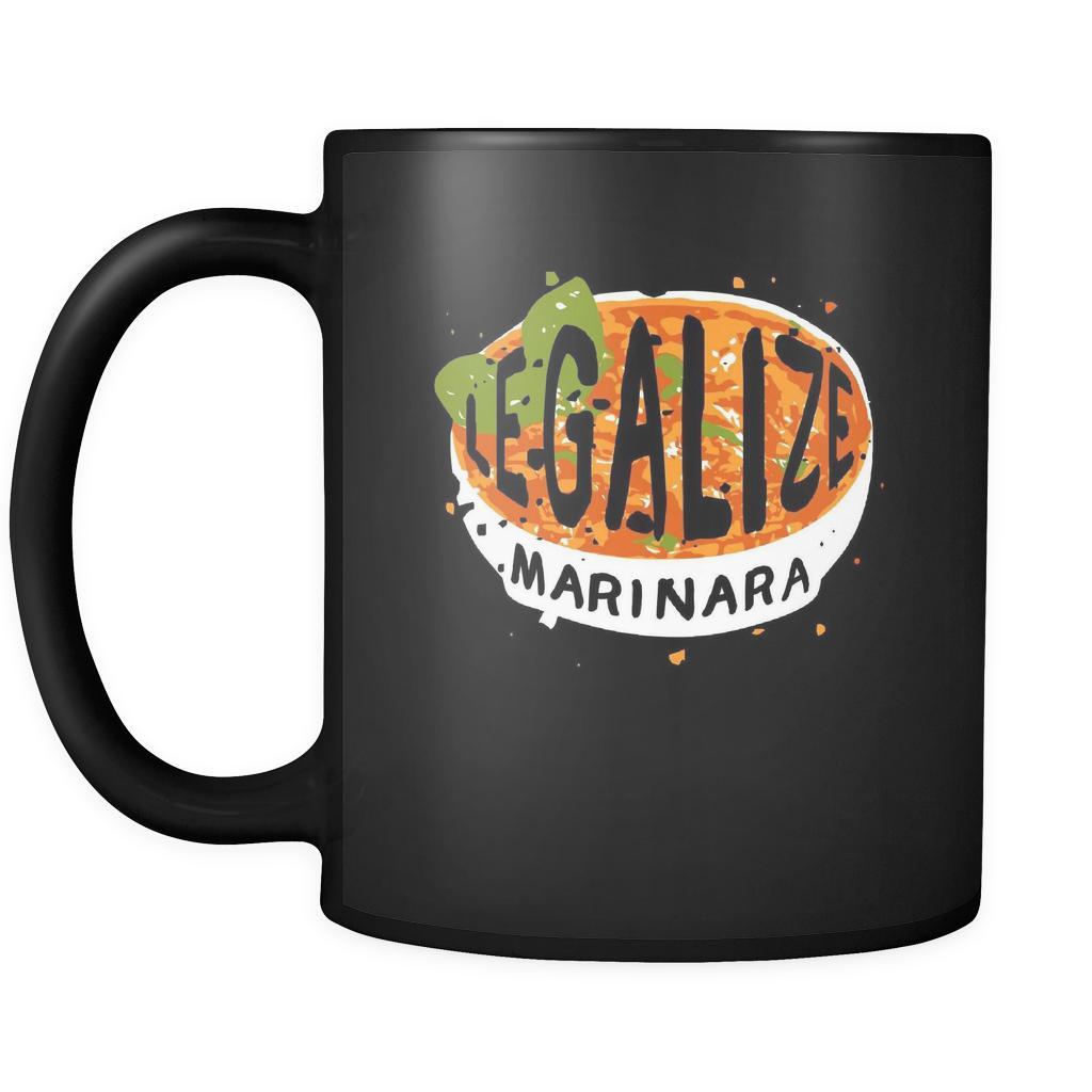 Italian  Legalize marinara 11oz Black Mug