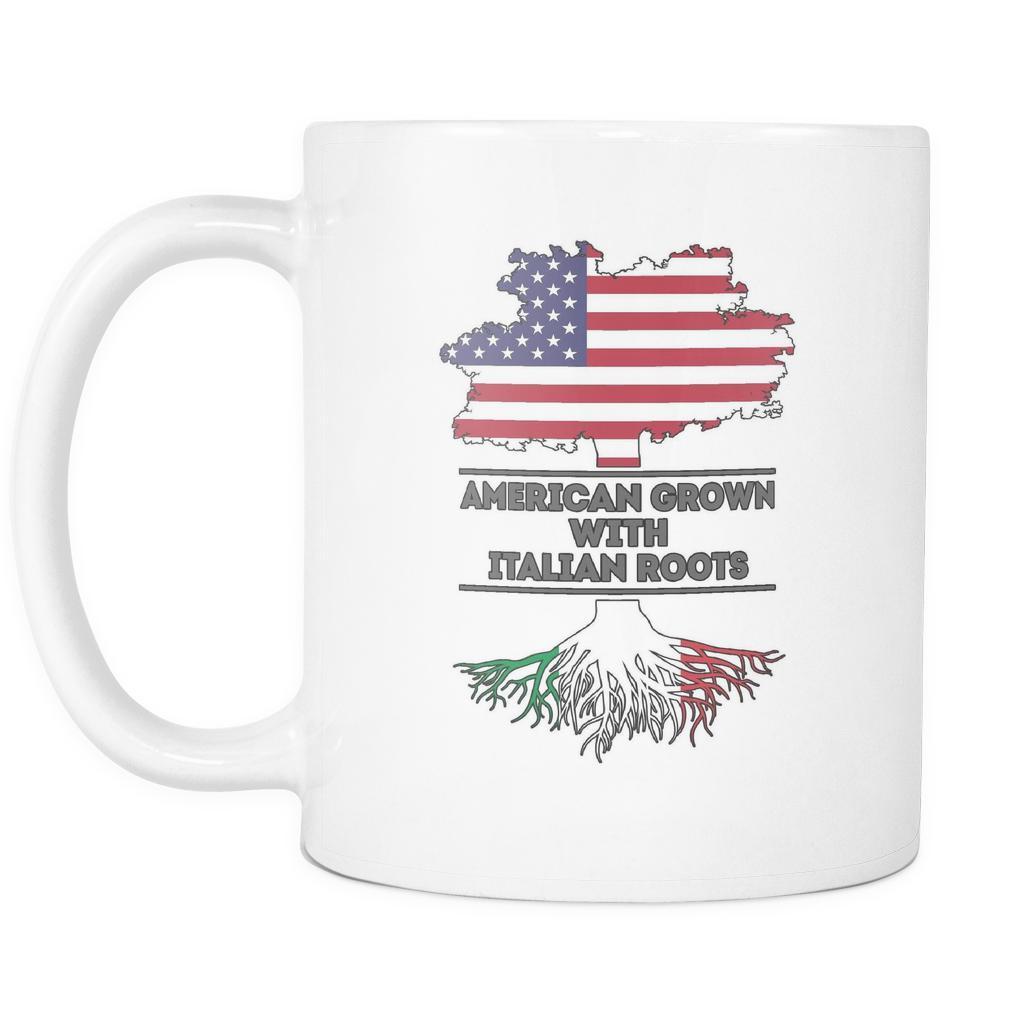 Italian Roots mug - Italian Mugs Italian Coffee Mugs (11oz) White-Drinkware-Teelime | shirts-hoodies-mugs