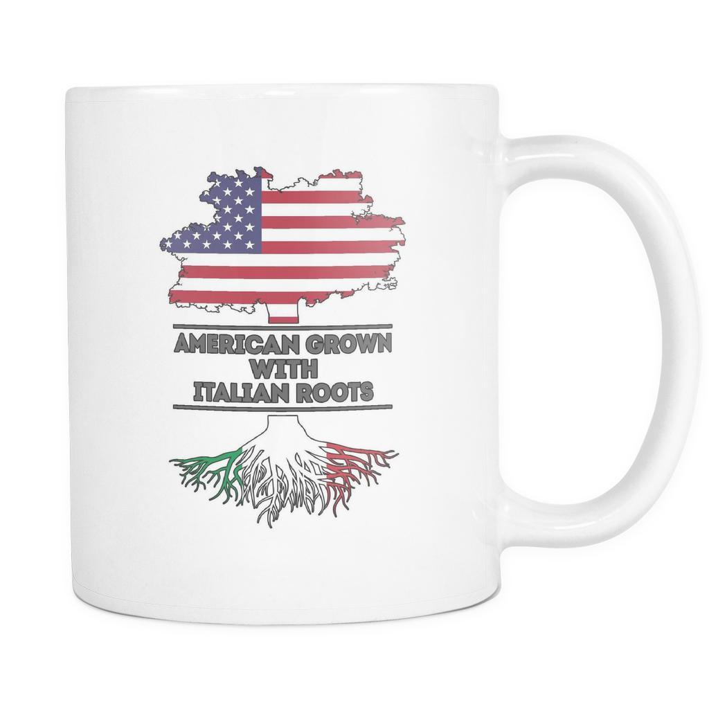 Italian Roots mug - Italian Mugs Italian Coffee Mugs (11oz) White