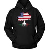 Italian roots T-shirts - American grown with Italian roots - No words-T-shirt-Teelime | shirts-hoodies-mugs