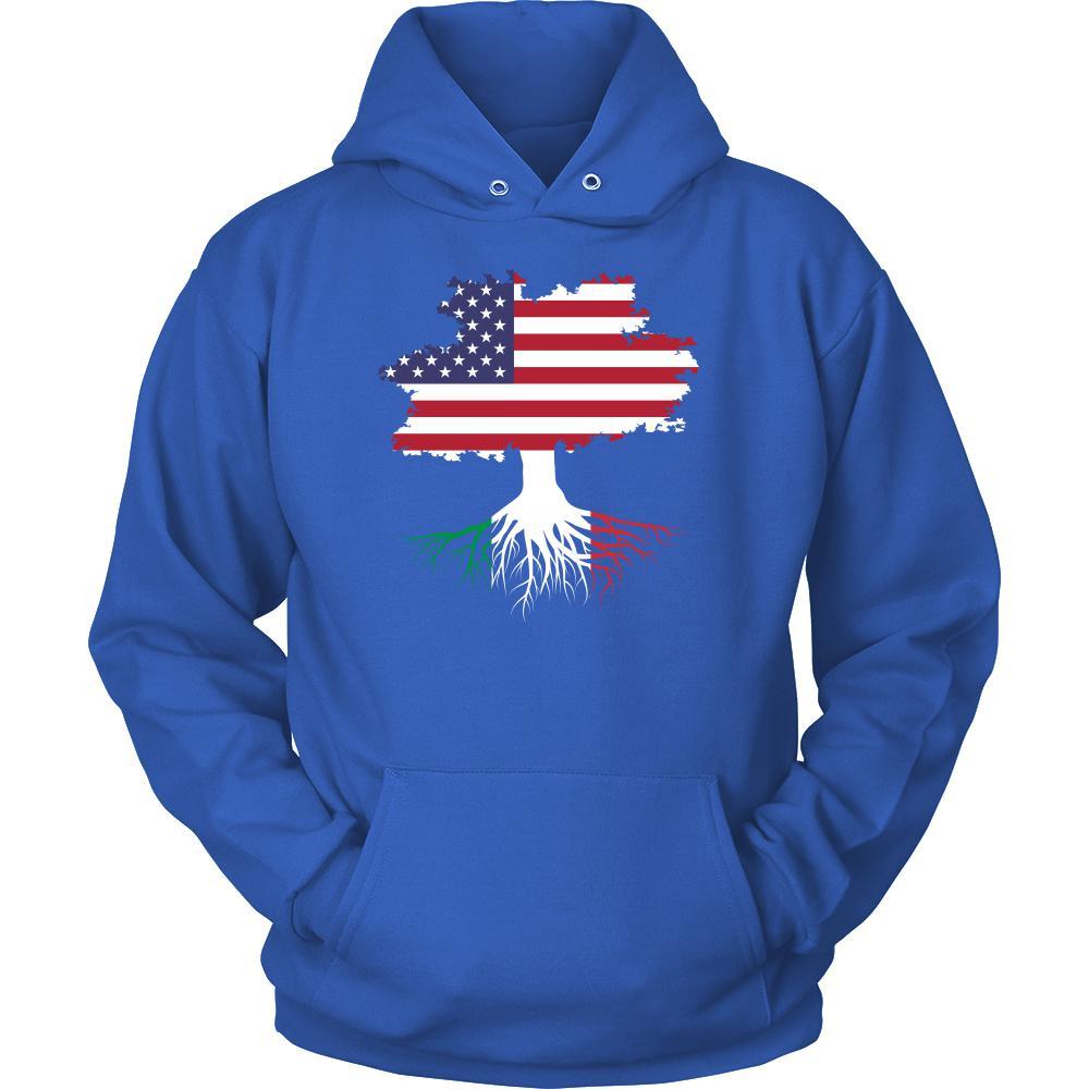 Italian roots T-shirts - American grown with Italian roots - No words-T-shirt-Teelime | shirts-hoodies-mugs