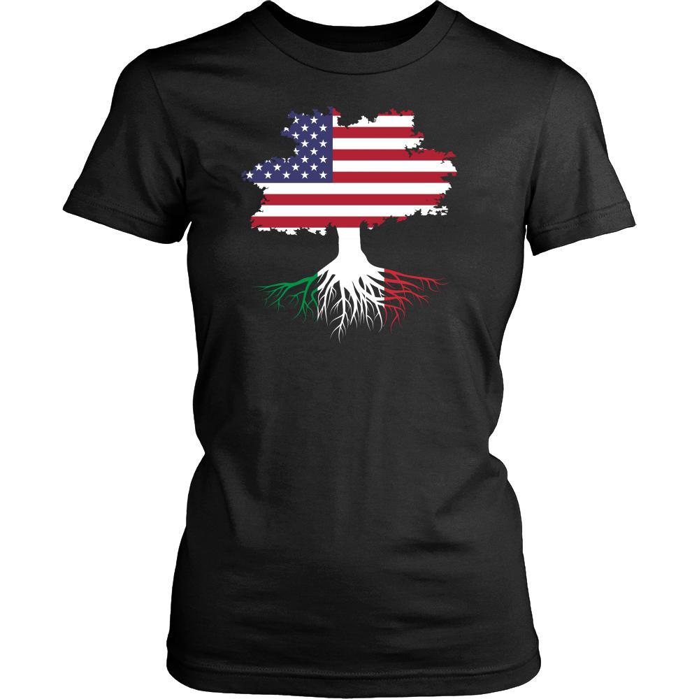 Italian roots T-shirts - American grown with Italian roots - No words-T-shirt-Teelime | shirts-hoodies-mugs