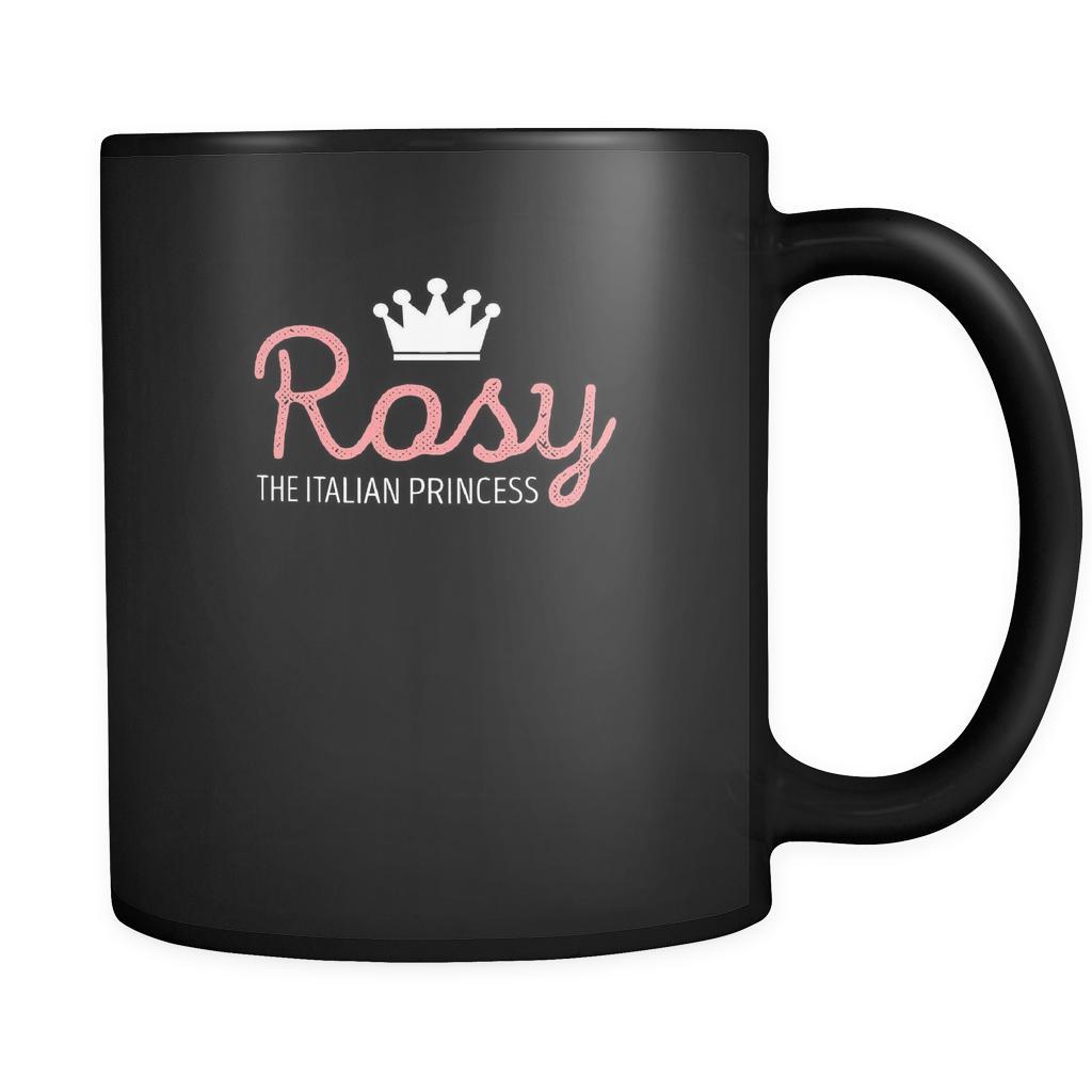 Italian Rosy the Italian princess 11oz Black Mug-Drinkware-Teelime | shirts-hoodies-mugs