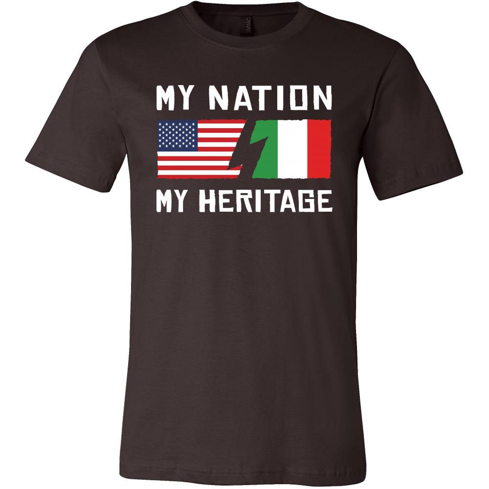 Italian Shirt - My Nation - My Heritage - Italy Roots Gift-T-shirt-Teelime | shirts-hoodies-mugs