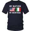 Italian Shirt - My Nation - My Heritage - Italy Roots Gift-T-shirt-Teelime | shirts-hoodies-mugs