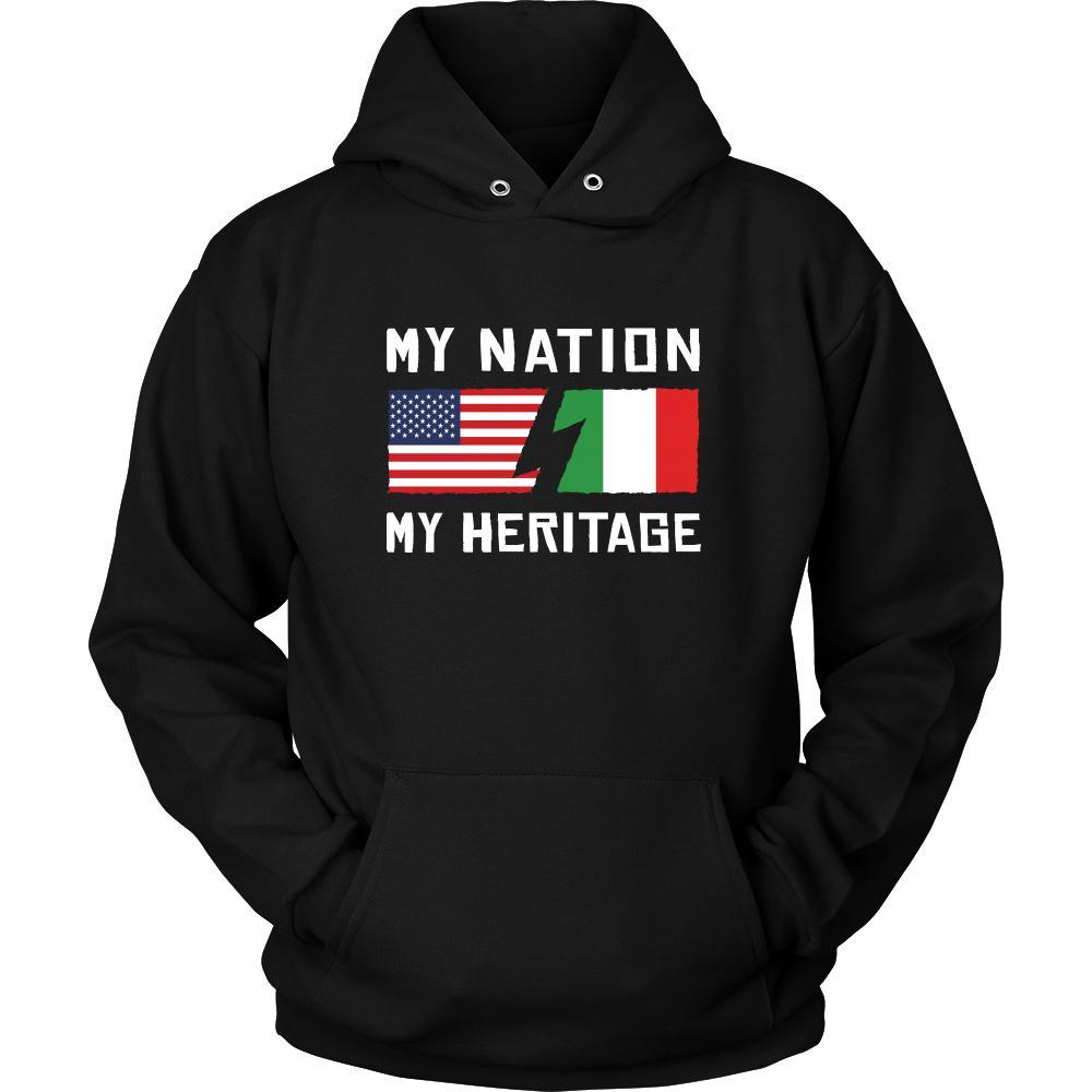 Italian Shirt - My Nation - My Heritage - Italy Roots Gift-T-shirt-Teelime | shirts-hoodies-mugs