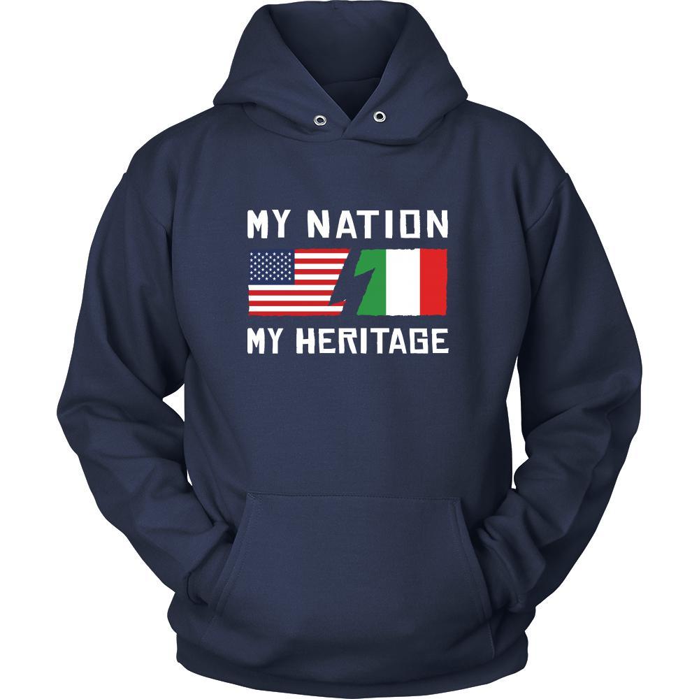 Italian Shirt - My Nation - My Heritage - Italy Roots Gift-T-shirt-Teelime | shirts-hoodies-mugs
