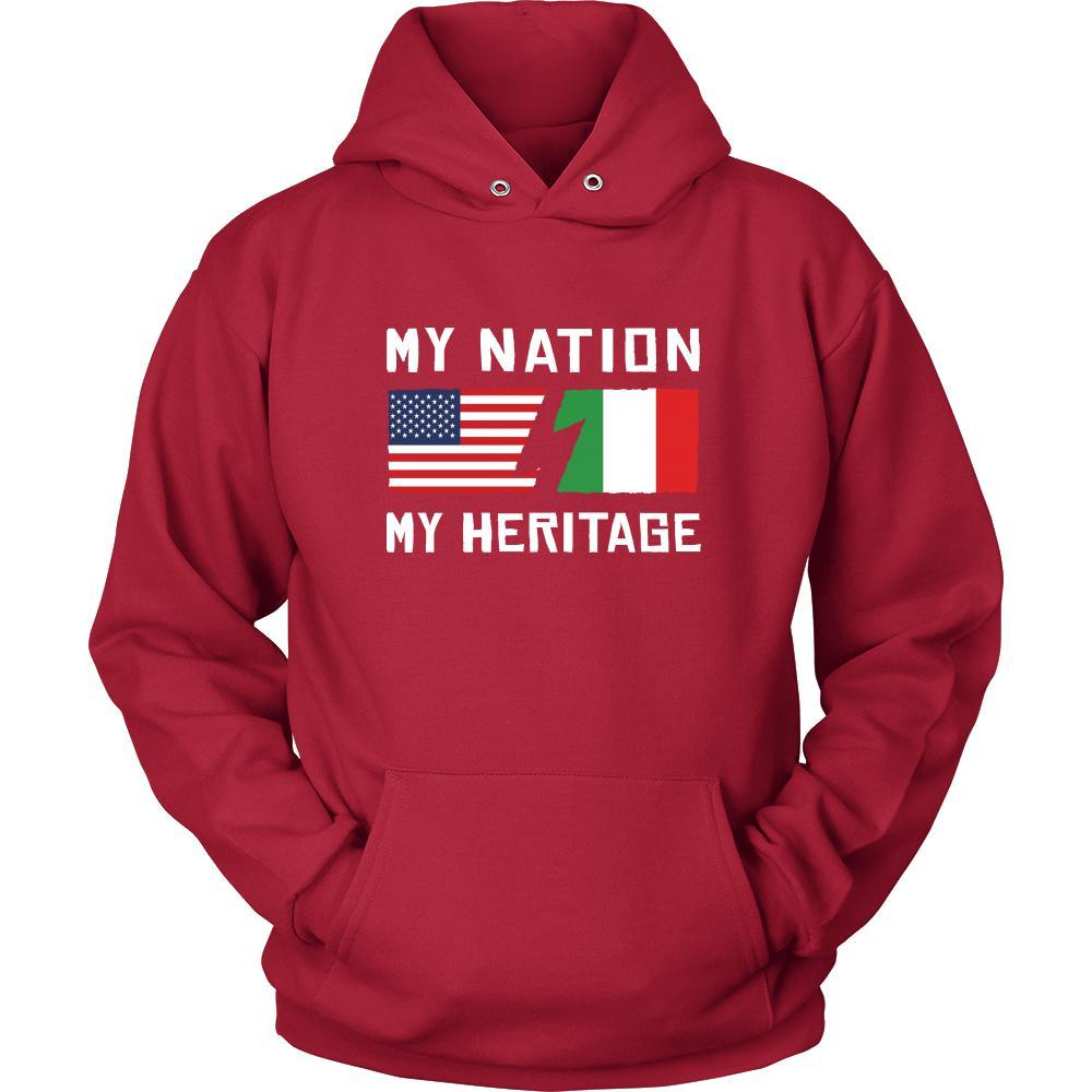 Italian Shirt - My Nation - My Heritage - Italy Roots Gift-T-shirt-Teelime | shirts-hoodies-mugs