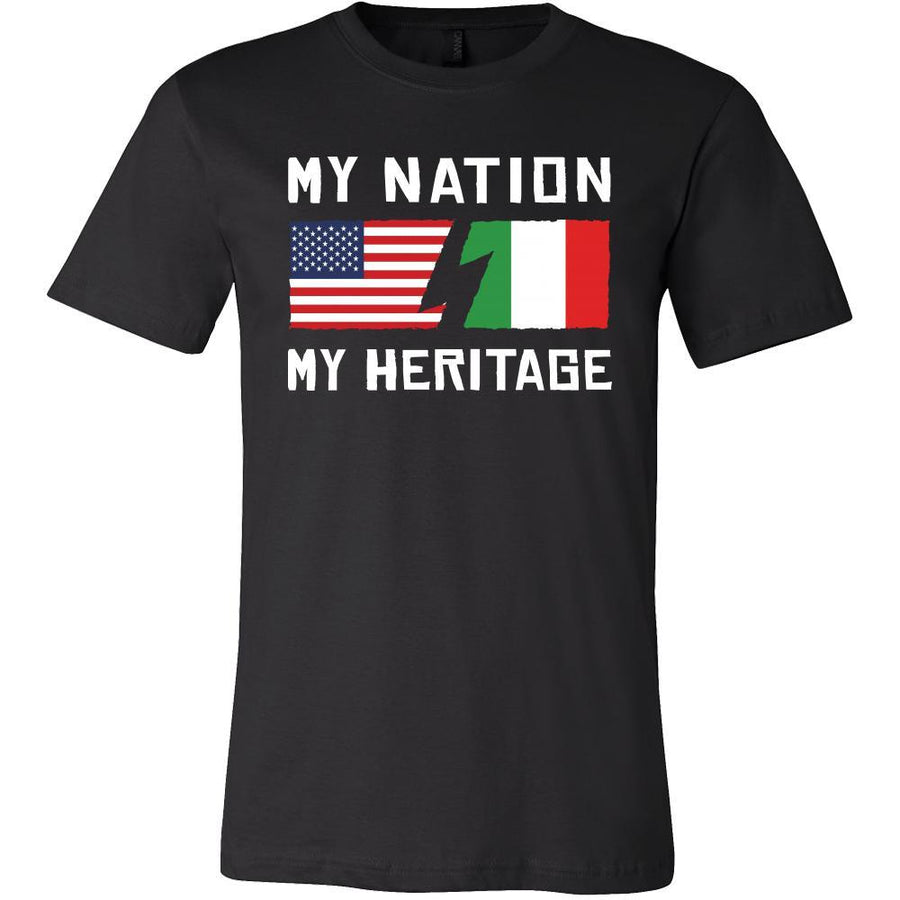 Italian Shirt - My Nation - My Heritage - Italy Roots Gift-T-shirt-Teelime | shirts-hoodies-mugs