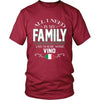 Italian T Shirt - All I need is my family and some Vino-T-shirt-Teelime | shirts-hoodies-mugs